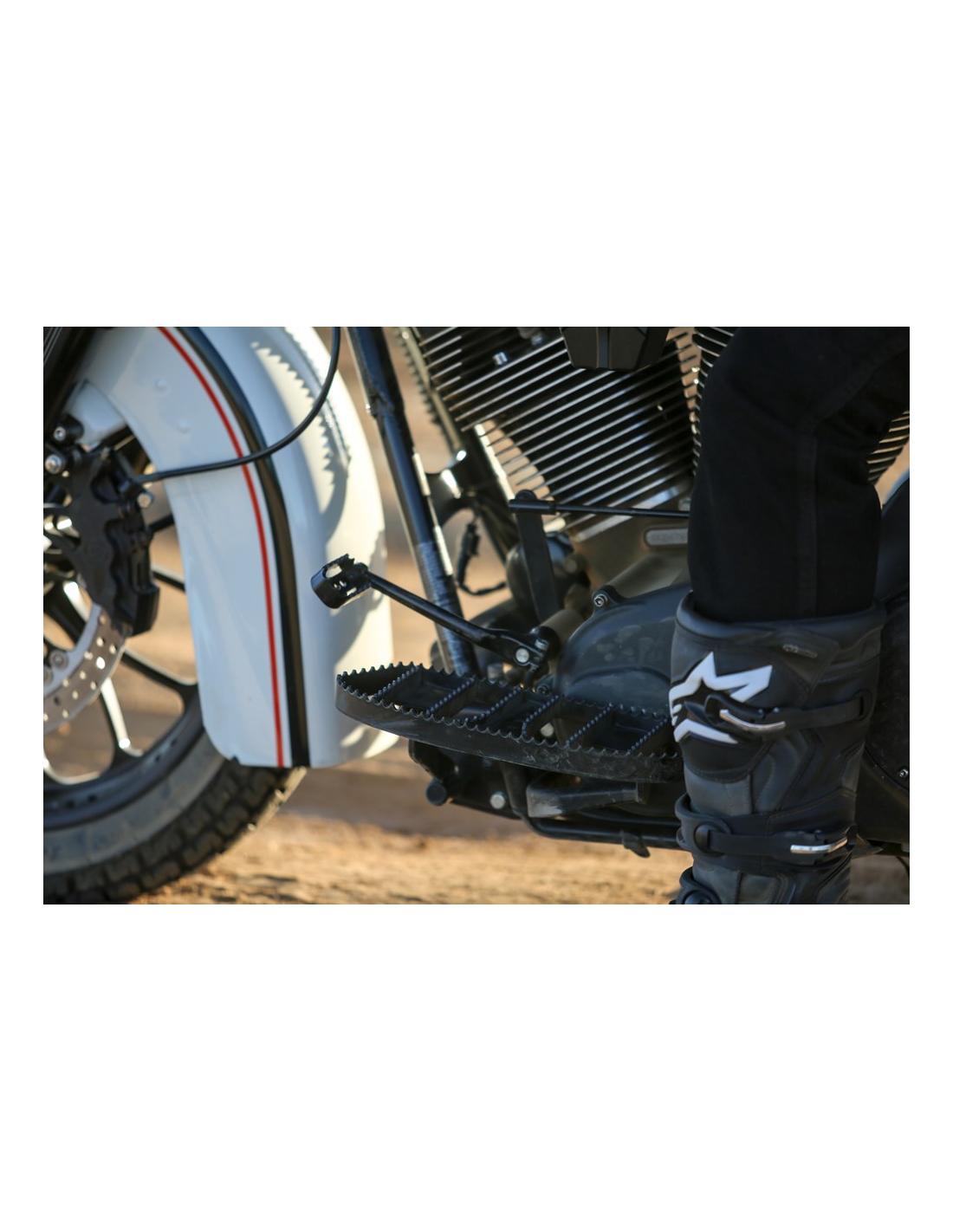 XMT-MOTO para estribo de pasajero estilo Streamliner y kit de montaje con  estriberas ajustables en ángulo corto para modelos Harley Davidson Touring