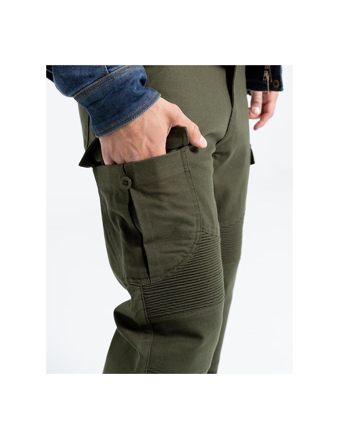 Pantalones para exteriores Husky Krony M S22-pantalones de senderismo  funcionales-verde oscuro