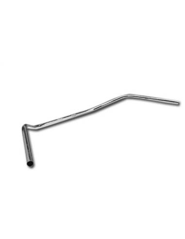 GUIDON "DIRTY BAR" DE 1 POUCE NON-DIMPLED EN CHROME