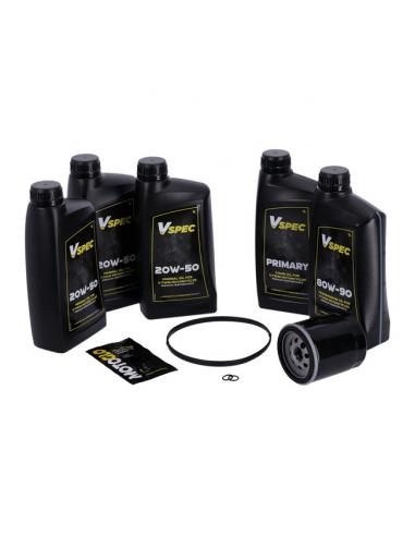 MCS SERVICE PACK WITH BLACK FILTER FOR HD 06-17 DYNA AND 07-17 SOFTAIL SYNTHETIC