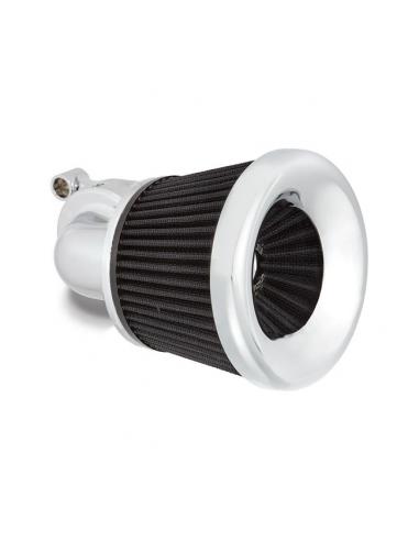 FILTRO DE AR ARLEN NESS VELOCITY 90º CROMADO HARLEY TWIN CAM (EXCETO TOURING 08-UP)